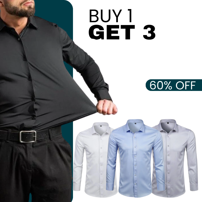 TechFlex Shirt – Buy 1 Get 3 Wrinkle-Free Dress Shirts